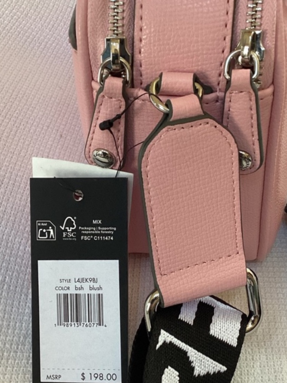 Karl Lagerfeld Pink Crossbody Bag - Picture 4 of 16